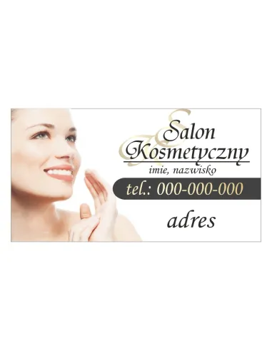 Baner – Salon Kosmetyczny Reklamowy Gotowe Wzory Banerów