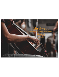 Magnesy na Lodówkę Absolwent Państwowej Szkoły Muzycznej