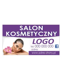 Baner Reklamowy Gotowe Wzory Banerów Salon Kosmetyczny