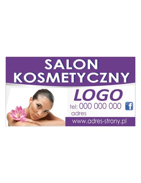 Baner Reklamowy Gotowe Wzory Banerów Salon Kosmetyczny