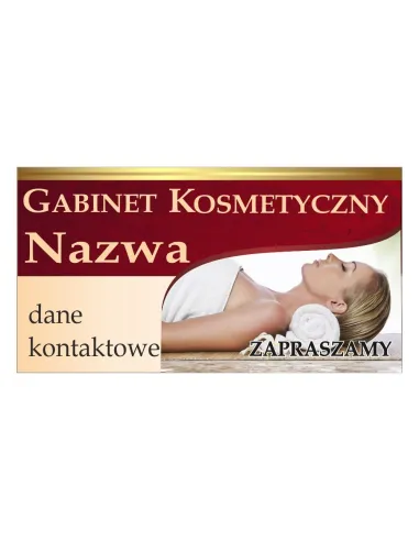 Baner – Gabinet Kosmetyczny Gotowy Projekt Reklamowy