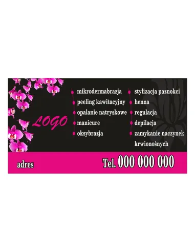 Baner – Gabinet Kosmetyczny Reklamowy Gotowe Wzory