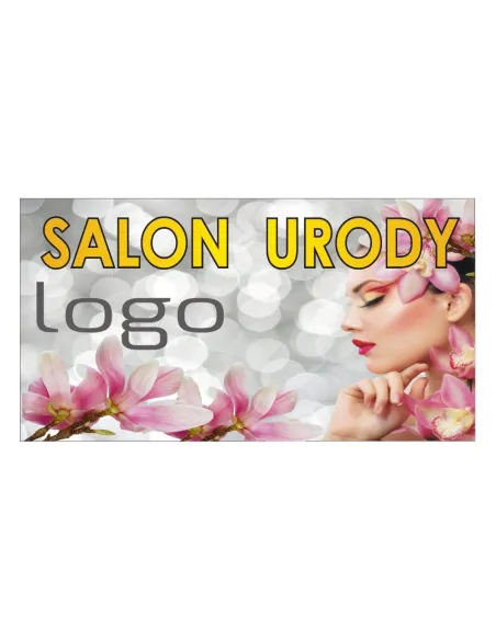 Baner Reklamowy Gotowe Wzory Banerów Salon Urody z Nadrukiem