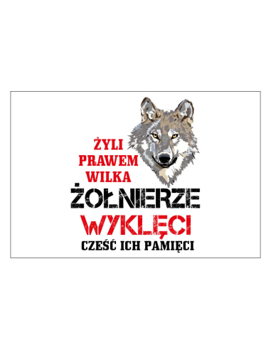 Magnesy na Lodówkę Żyli Prawem Wilka Żołnierze Wyklęci