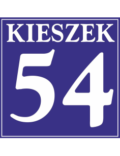 Tablica Informacyjna Adresowa Numerem Dmu Posesji 15x15