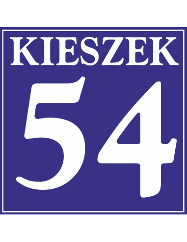 Tablica Informacyjna Adresowa Numerem Dmu Posesji 15x15