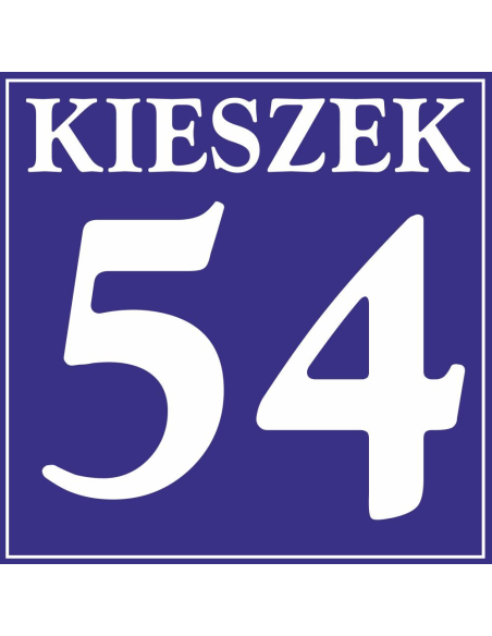 Tablica Informacyjna Adresowa Numerem Dmu Posesji 15x15