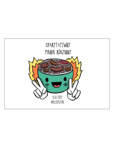 Magnesy na Lodówkę – Charytatywny Piknik Personalizowany