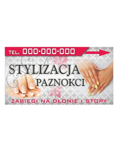 Baner Reklamowy Gotowe Wzory Banerów – Stylizacja Paznokci
