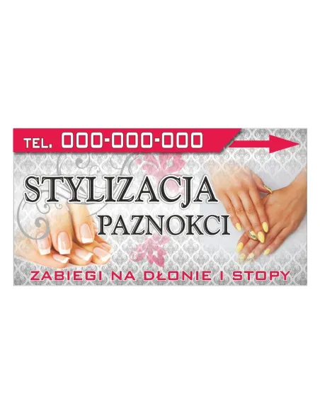 Baner Reklamowy Gotowe Wzory Banerów – Stylizacja Paznokci