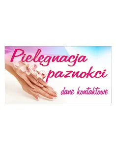 Baner – Pielęgnacja Paznokci Gotowy Projekt Reklamowy