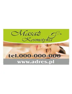 Baner Reklamowy Gotowe Wzory Banerów – Masaż Kosmetyka