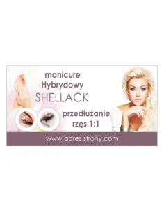 Baner Reklamowy Gotowe Wzory Banerów Manicure Hybrydowy