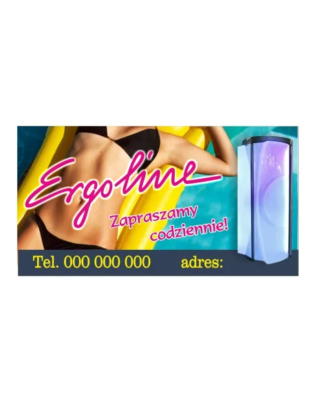 Baner Reklamowy Gotowe Wzory Banerów Ergoline z Nadrukiem