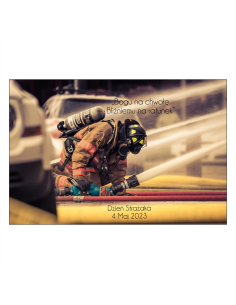 Magnesy na Lodówkę – Bogu Chwałę Bliźniemu Ratunek Dzień