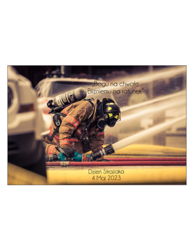 Magnesy na Lodówkę – Bogu Chwałę Bliźniemu Ratunek Dzień