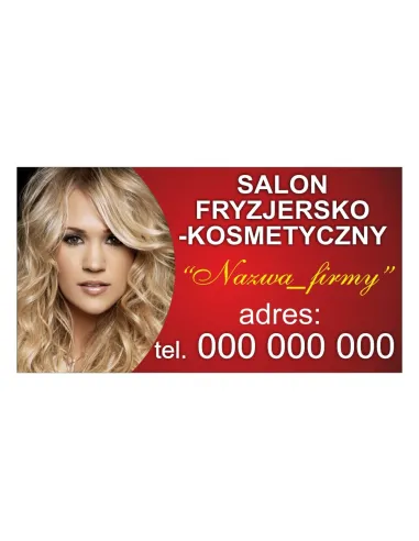Baner Reklamowy Gotowe Wzory Banerów – Salon Fryzjersko