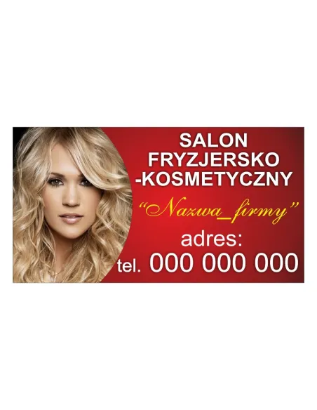 Baner Reklamowy Gotowe Wzory Banerów – Salon Fryzjersko