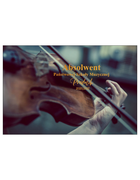 Magnesy na Lodówkę – Absolwent Państwowej Szkoły Muzycznej