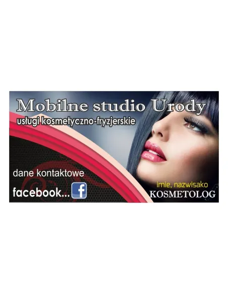 Baner – Mobilne Studio Urody Gotowy Projekt Reklamowy