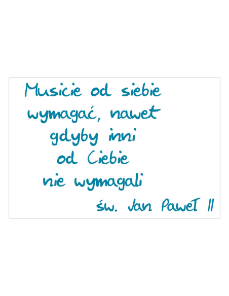 Magnesy na Lodówkę Pielgrzymka Musicie Siebie Wymagać