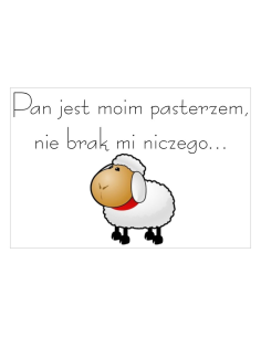 Magnesy na Lodówkę – Pan Jest Moim Pasterzem, Nie Brak Mi