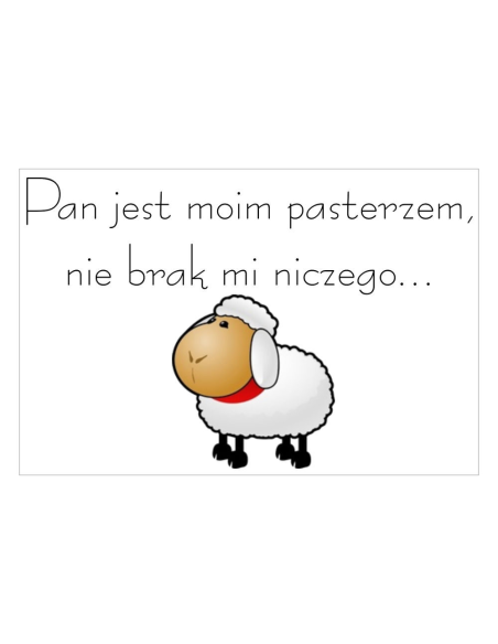 Magnesy na Lodówkę – Pan Jest Moim Pasterzem, Nie Brak Mi
