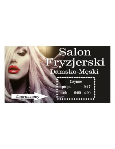 Baner – Salon Fryzjerski Damsko Męski Gotowy Projekt