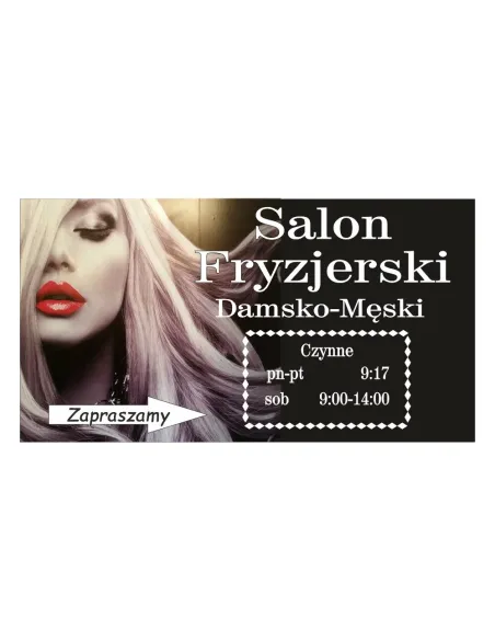Baner – Salon Fryzjerski Damsko Męski Gotowy Projekt