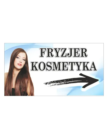 Baner Reklamowy Gotowe Wzory Banerów – Fryzjer Kosmetyka