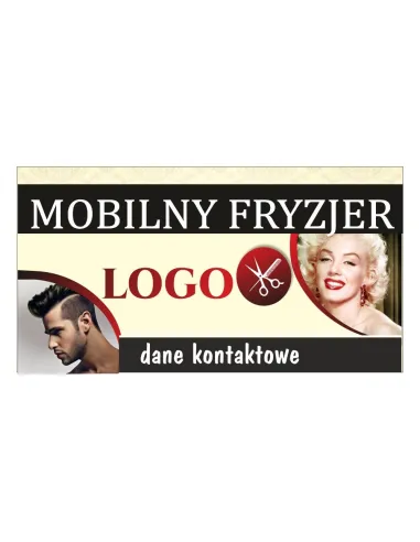 Baner Reklamowy Gotowe Wzory Banerów – Mobilny Fryzjer