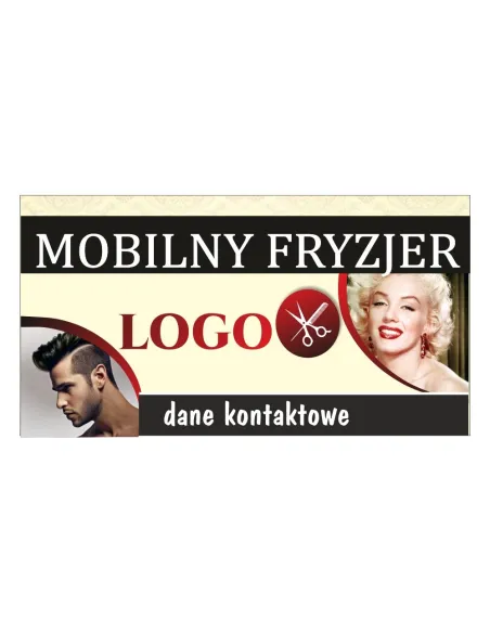 Baner Reklamowy Gotowe Wzory Banerów – Mobilny Fryzjer