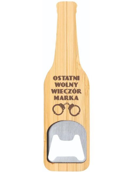 Otwieracz w kształcie butelki