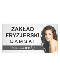 Baner – Zakład Fryzjerski Damski Reklamowy Gotowe Wzory