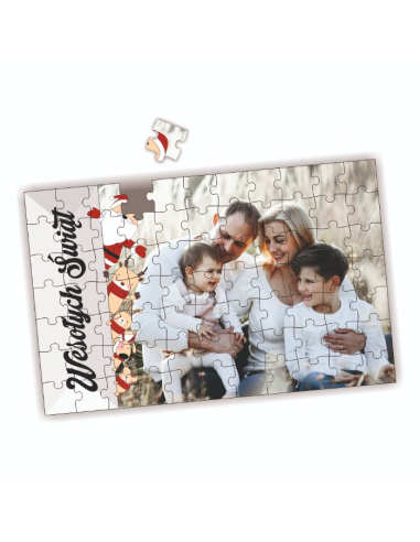 Puzzle z własnym nadrukiem – personalizacja | Prezent | Dzień Babci Dziadka