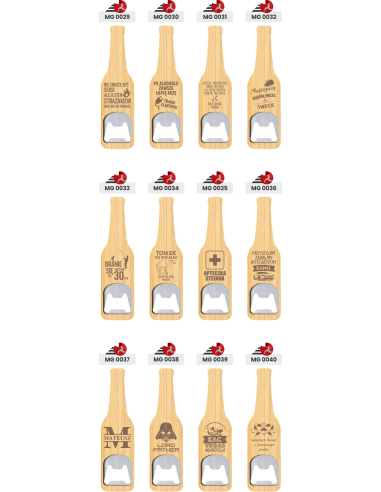 Otwieracz w kształcie butelki