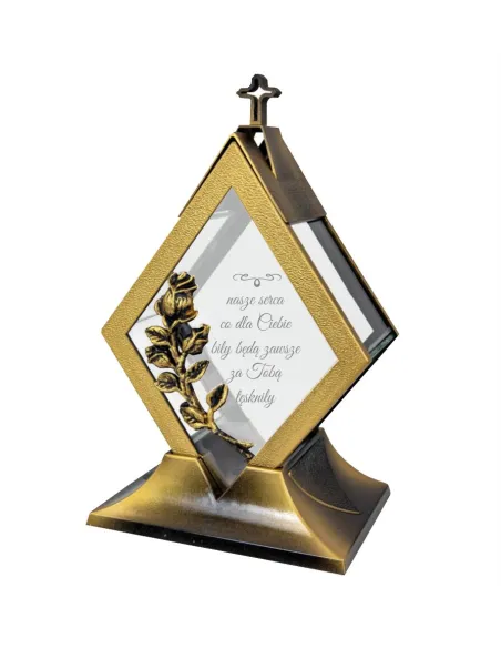 Znicz Personalizowany Diament Dedykacją Grawerem Napisem