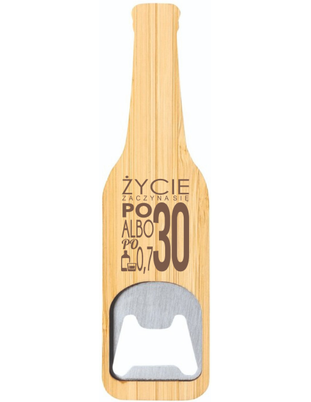 Otwieracz w kształcie butelki