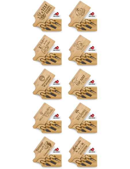 Deska do serów z nożami BRIE