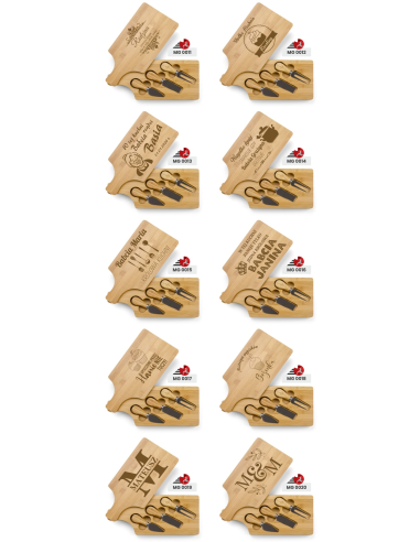 Deska do serów z nożami BRIE