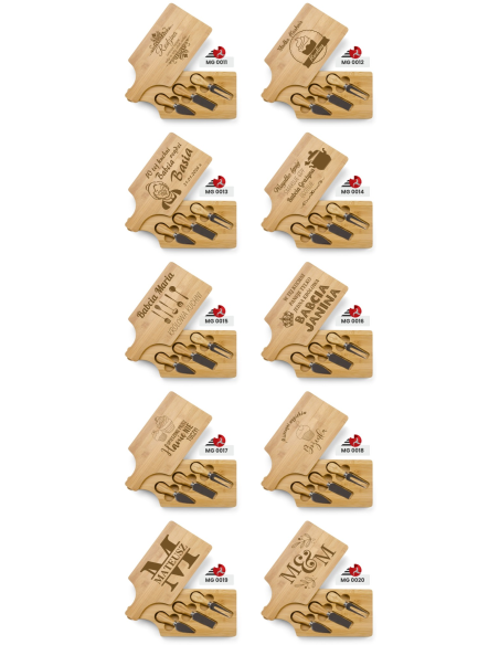 Deska do serów z nożami BRIE