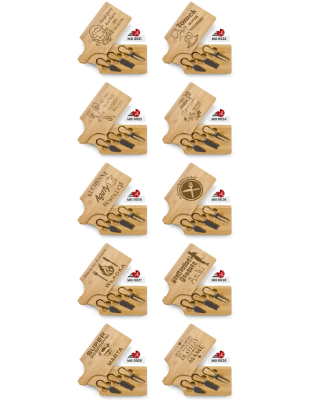 Deska do serów z nożami BRIE