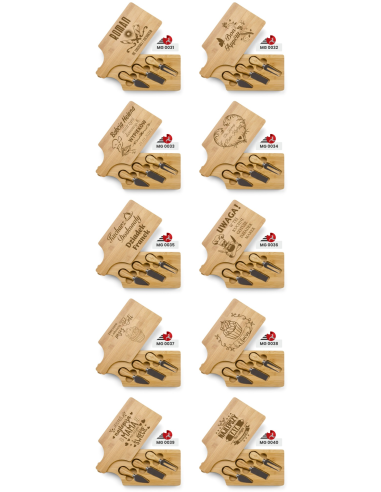 Deska do serów z nożami BRIE