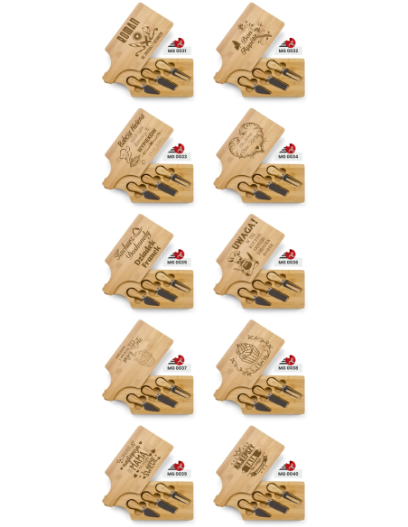 Deska do serów z nożami BRIE