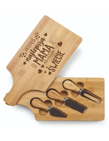 Deska do serów z nożami BRIE