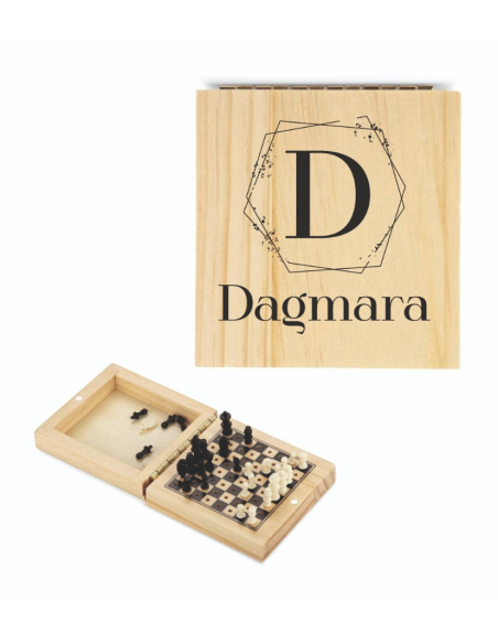 Szachy drewniane