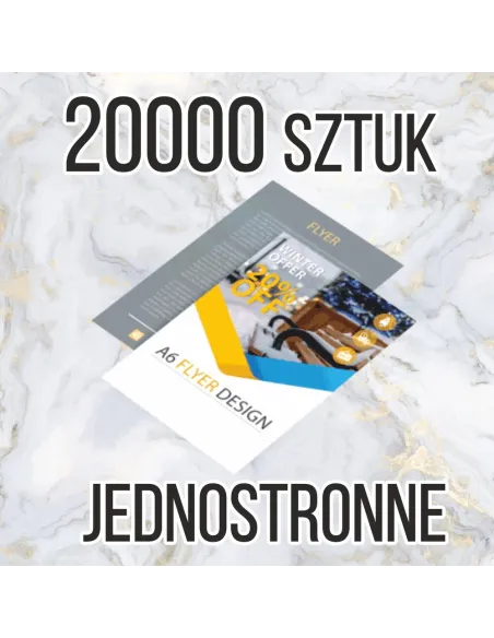 Ulotki A4 20000 sztuk z Nadrukiem Reklamowy + Projekt