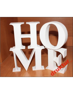 Home Love Napis 50cm 3d Stojący Dekoracyjny Szafkę Lub