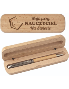 Długopis w PERSONALIZOWANYM Etui z logo i TWOIM Projektem Prezent