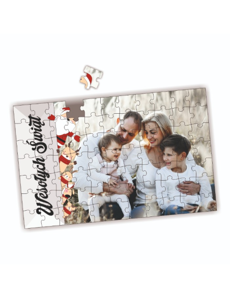 Puzzle z własnym nadrukiem – personalizacja  Prezent  Dzień Babci Dziadka